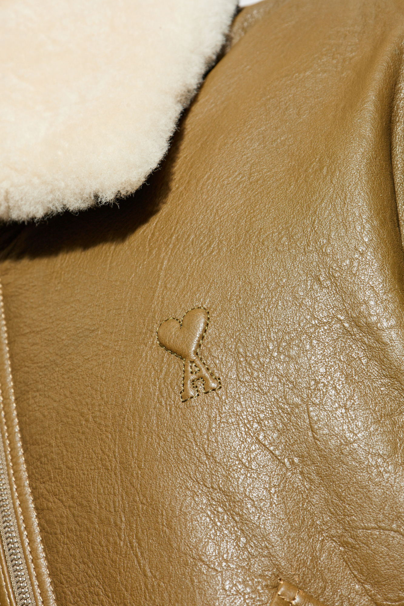 Ami Alexandre Mattiussi Leather jacket | Men's | Vitkac